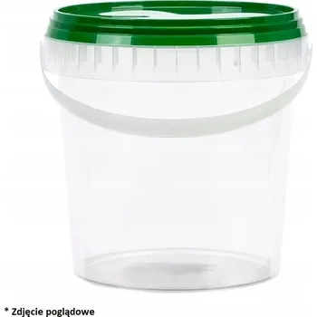 Dóza na potraviny Plastový kbelík s víkem ATEST pro styk s potravinami 1,2L