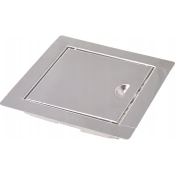 Obraz REVÍZNÍ DVÍŘKA INSPEKČNÍ NEREZOVÁ KLAPKA NA ZÁPADKU 20X20cm