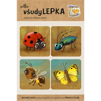 kreativní sada Lesní svět všudyLEPKA vel. 1 -016 - Mix hmyz