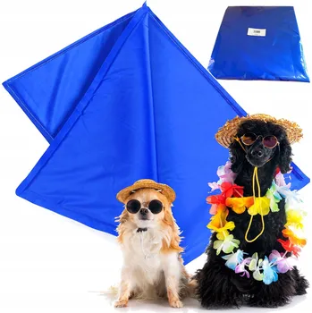 Pelíšek pro psa CHLADICÍ PODLOŽKA PRO PSA KOČKU VELKÁ GELOVÁ ČESKÁ VODĚODOLNÁ 80x60 CM