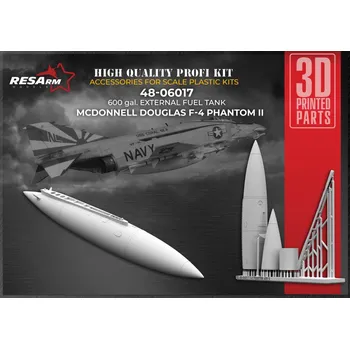 Plastikový model 1/48 F-4 Phantom II 600 gal. External Fuel Tank