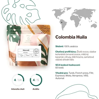 Káva Colombia Huila 250 g