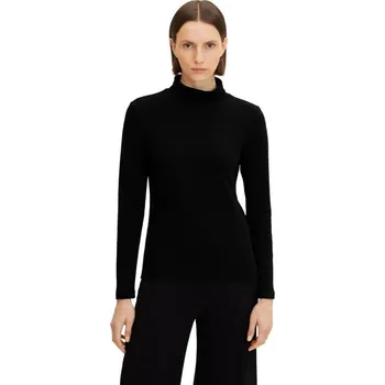 Dámský svetr TOM TAILOR DÁMSKÝ BAVLNĚNÝ ROLÁK ČERNÝ