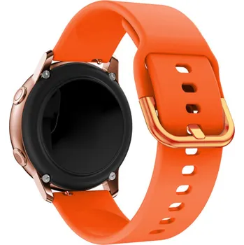 Řemínek na hodinky Řemínek Řemínek Silikonový Oranžový Univerzální Smyčka 20mm