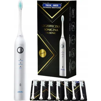 Péče o chrup Elektrický zubní kartáček TECH-MED TM-SONIC 1251-TE-TM-SONIC-BIA
