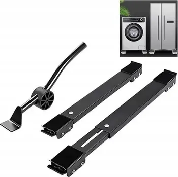 Praní a péče o prádlo 2X PODLOŽKY POD PRAČKU, LEDNIČKU, NÁBYTEK - NASTAVITELNÉ NOŽIČKY DO 300 KG