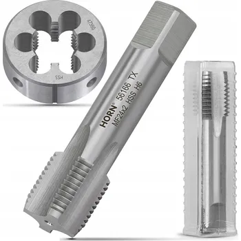 Závitořezný nástroj RUČNÍ ZÁVITNÍK M24x2 DIN-2181/1P + ZÁVITOVÉ OČKO M24