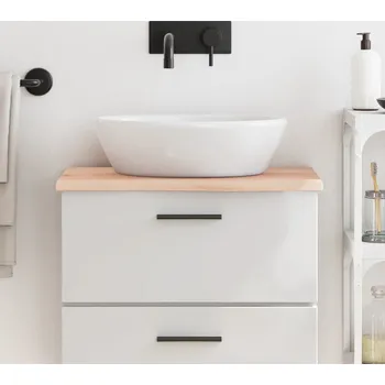 vidaXL Koupelnová deska 60x40x2 cm ošetřený masiv [3156008] Barva: Přírodní