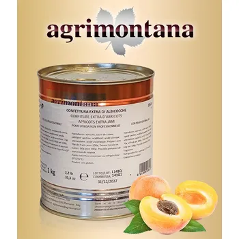 Džem extra 70% meruňka Agrimontana 1 kg/plechovka