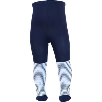 Dětské punčocháče bavlna modré proužek SAFA Velikost: 68/74