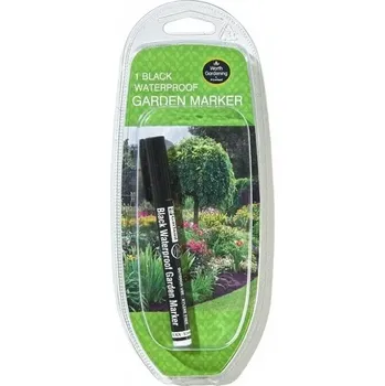 Garland značkovač voděodolný černý (Voděodolný černý popisovač vhodný k použití na zahradě, například na popisovací štítky pěstovaných rostlin.)