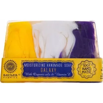Mýdlo Glycerinové mýdlo extra jemné GALAKTYKA GALAXY 80g ruční výroba