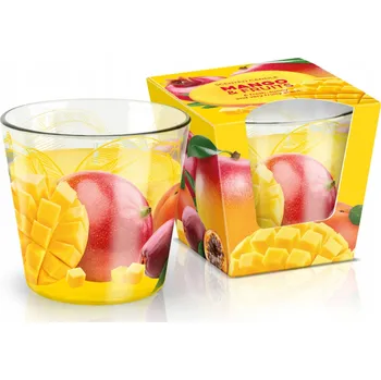 Svíčka Tradiční parafínová svíčka Mango & Fruits Bartek Candles 1 ks
