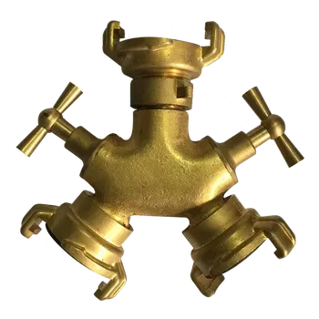 Bajonetový třícestný uzavíratelný rozbočovač