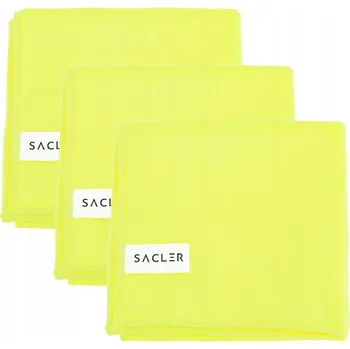 Utěrka SACLER hadřík utěrka mikrovlákno savý univerzální velký XL žlutý 3 ks