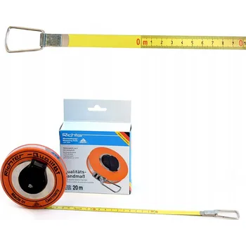 metr Svinovací metr v pouzdře RICHTER 308GP 20 m, ocelový lakovaný