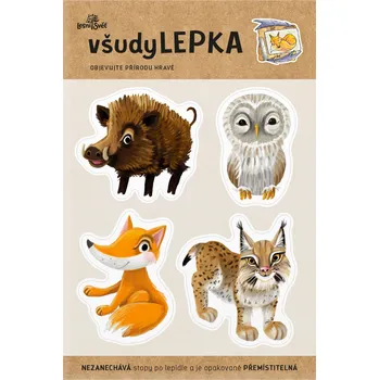 Lesní svět všudyLEPKA vel. 1 -029 - Mix lesní