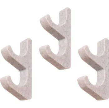 Věšák 3x DVOJITÝ VĚŠÁK HÁČEK SAMOLEPICÍ 3Dit