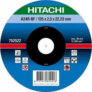 Řezný kotouč Řezací kotouč Hikoki 752522 125 x 22,2 mm