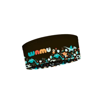 Čelenka WAMU Sportovní čelenka DINOSAUŘI černo-hnědá vel. S