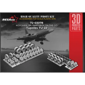 Plastikový model 1/72 Tupolev Tu-22 wheels set