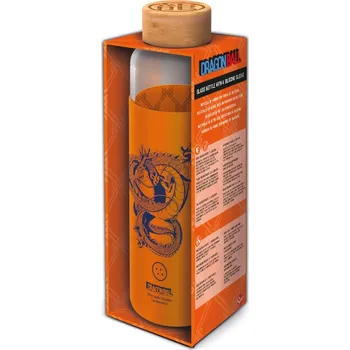 Skleněná láhev s návlekem 585 ml, Dragon Ball