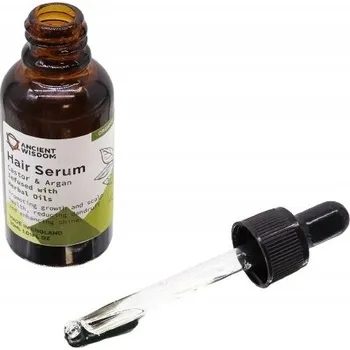 Vlasová regenerace Organické sérum na vlasy 30 ml Bylinné OLEJE proti vypadávání, pro oslabené vlasy, hydratuje