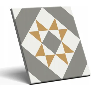 Dlažba Dekorativní Gresová Dlaždice Patchwork Victorian ELMER 20x20 cm I. jakost