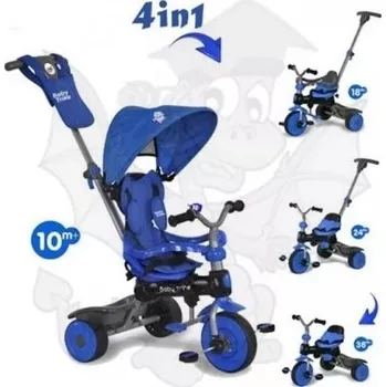 Dětská tříkolka Baby Trike 4v1 Tříkolka VÍCEÚROVŇOVÁ 10m