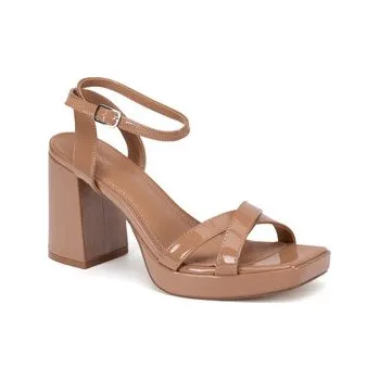 Dámská obuv Sandály DeeZee LH24027-1 Béžová 41