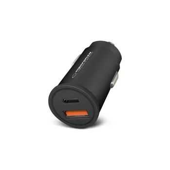 Autoadaptér nabíjecí Esperanza EZC111K 20W USB-C PD 20W / USB-A QC 3.0 18W