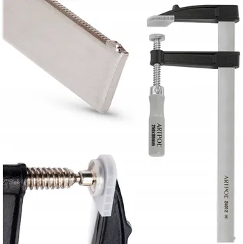 Truhlářská svěrka TRUHLÁŘSKÁ SVĚRKA 250 x 80 mm. ŠROUBOVÁ SVĚRKA TYPU "F"