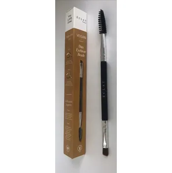 Kosmetický štětec Oboustranný veganský štětec: na obočí a linky Emani