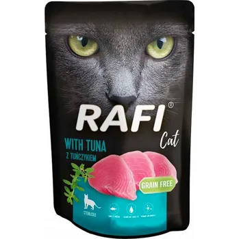 Krmivo pro kočku Rafi Cat vlhké krmivo pro kastrované kočky s tuňákem 10x100g