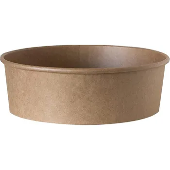 Papírová hnědá miska na salát 1100 ml 149x59 mm - 50 ks