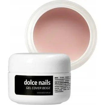 Lak na nehty DOLCE NAILS Gel Cover Beige 2 15 ml Stavební gel na nehty