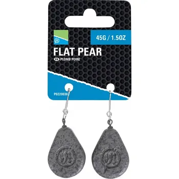 ZÁVAŽÍ PRESTON FLAT PEAR LEAD 30G 2 KS