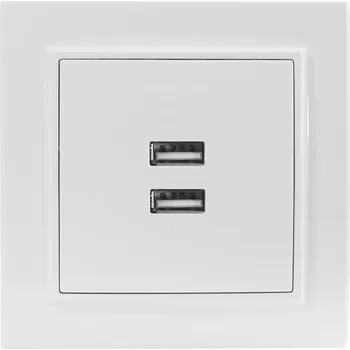 Elektrická zásuvka Zásuvka pod omítku s USB nabíječkou 2.1A