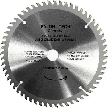 Pilový kotouč Řezný kotouč Falon-Tech 185 x 20 mm, 60 zubů