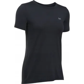 Dámské tričko TRIČKO UNDER ARMOUR HG ARMOUR SHORTSLEEVE DÁMSKÉ ČERNÉ 001 XS