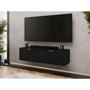 Televizní stolek Tv stolek Kwezal 140, Barva: černá MIRJAN 5903211386664