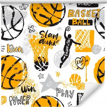 Fototapeta Tapeta pro mládež BASKETBAL Nápisy Dekor
