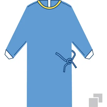 Jednorázový oděv Zástěra plášť z netkané textilie sterilní STANDARD XL ALPHAtex Zarys