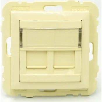 Elektrická zásuvka Internetová a telefonní zásuvka nástěnná Efapel bílá