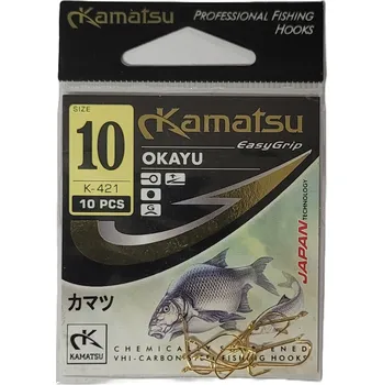 Rybářský háček Háčky s otřepem Kamatsu Okayu 10 ks