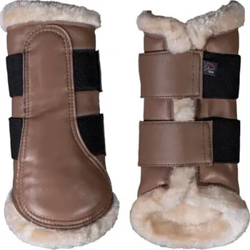 Koňské kamaše Kamaše HKM Comfort Premium L taupe