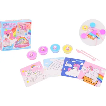 Výtvarná sada Malování s modelínou Jednorožec