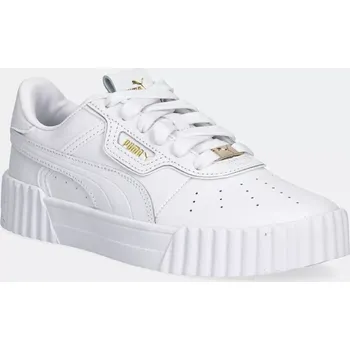 Pánská obuv Sneakers boty Puma Carina 3.0 Luxe bílá barva, 400724 00X, EUR 35.5