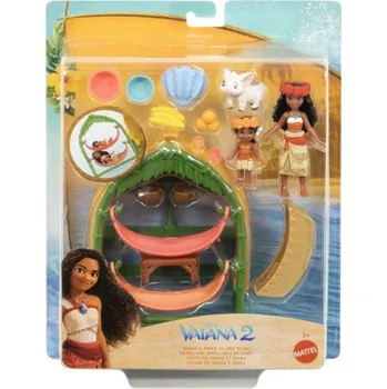 Hračka Mattel VAIANA - Malá panenka VAIANA a sestra ve vesničce