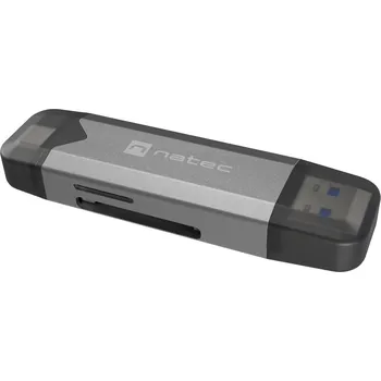 Čtečka karet Natec SCARAB 3 USB-A + USB-C 3.1 GEN 1/microSD/microSDHC/microSDXC/SD/SDHC/SDXC/T-Flash